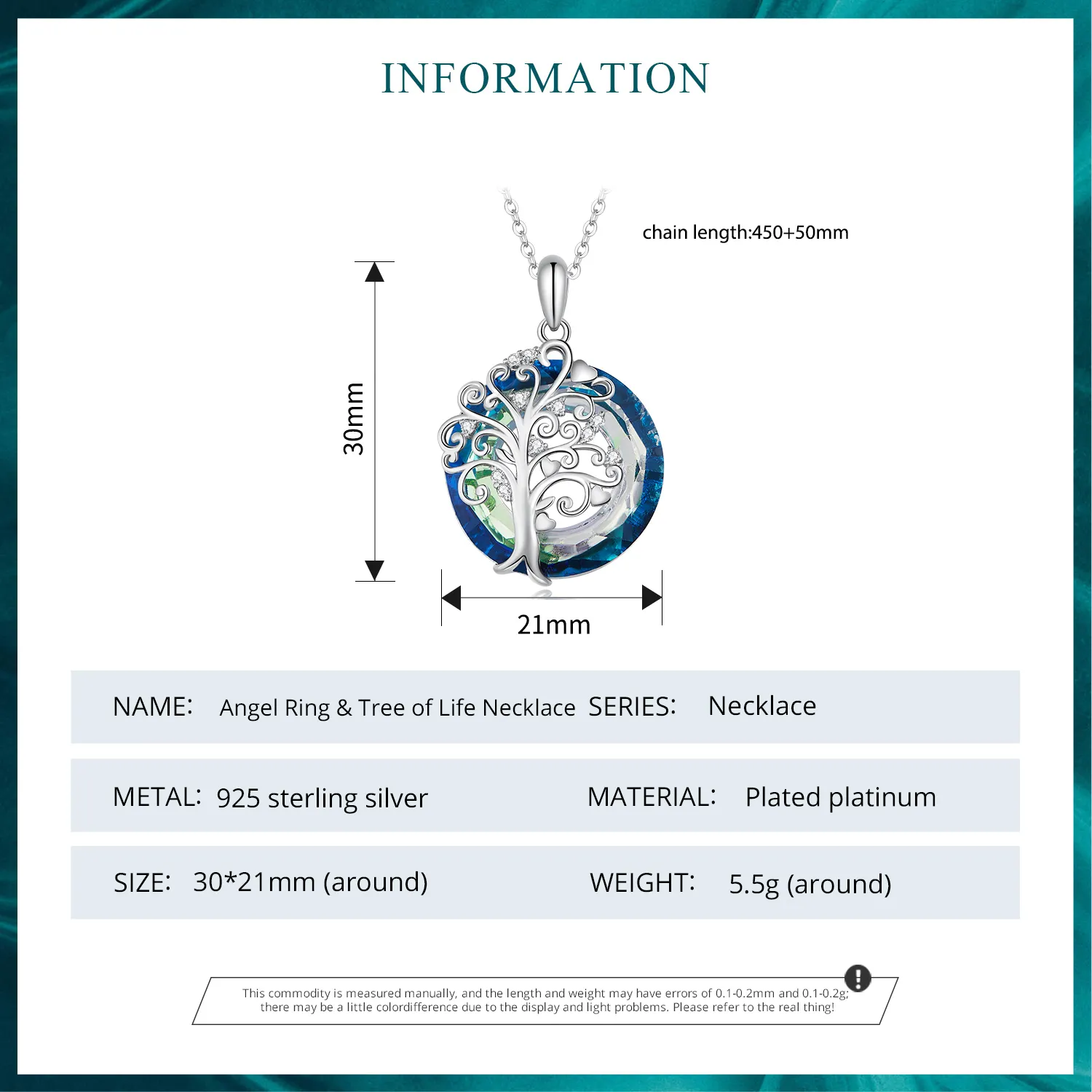 Family Circle Necklace Pandora Style - BSN315