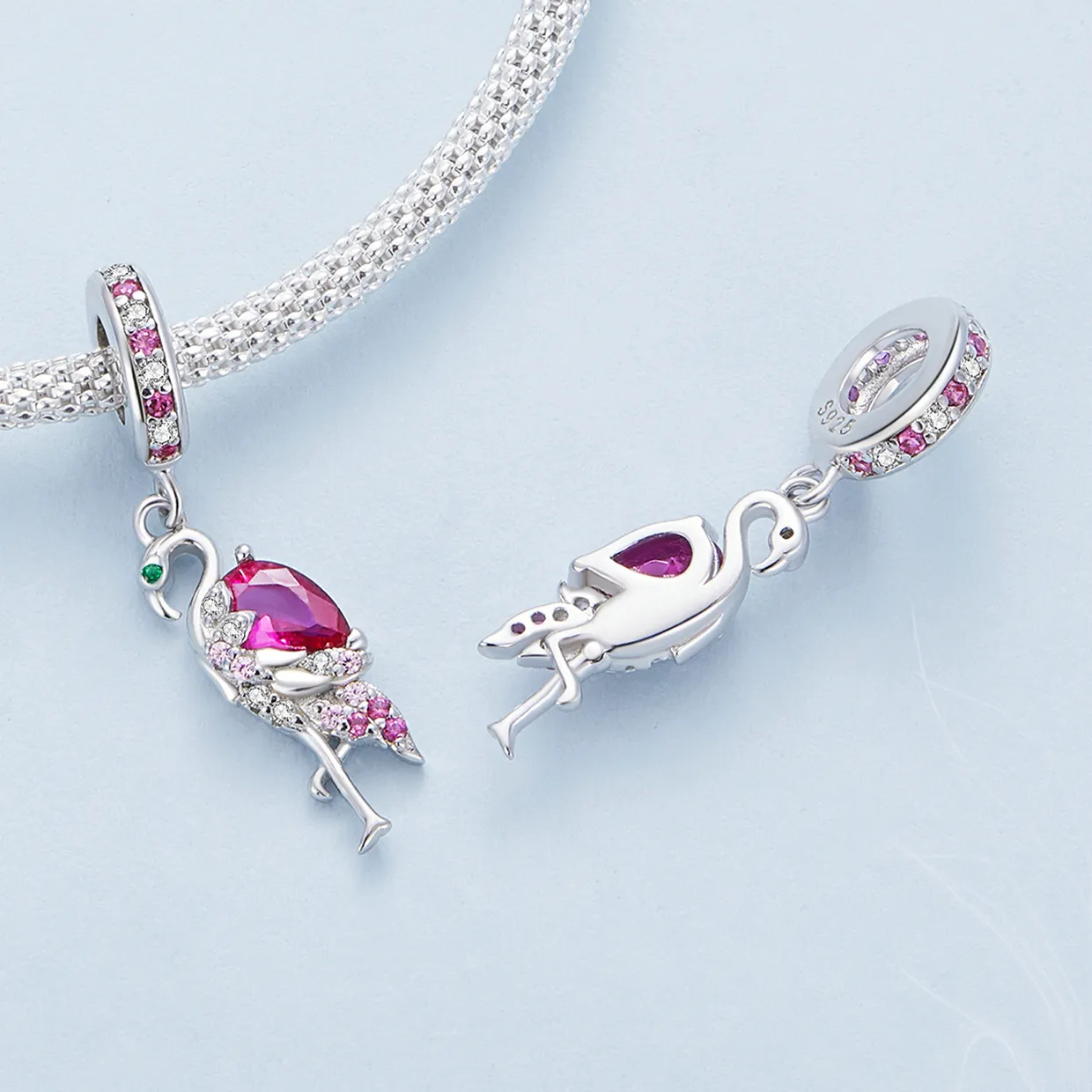 Pandora shop flamingo charm