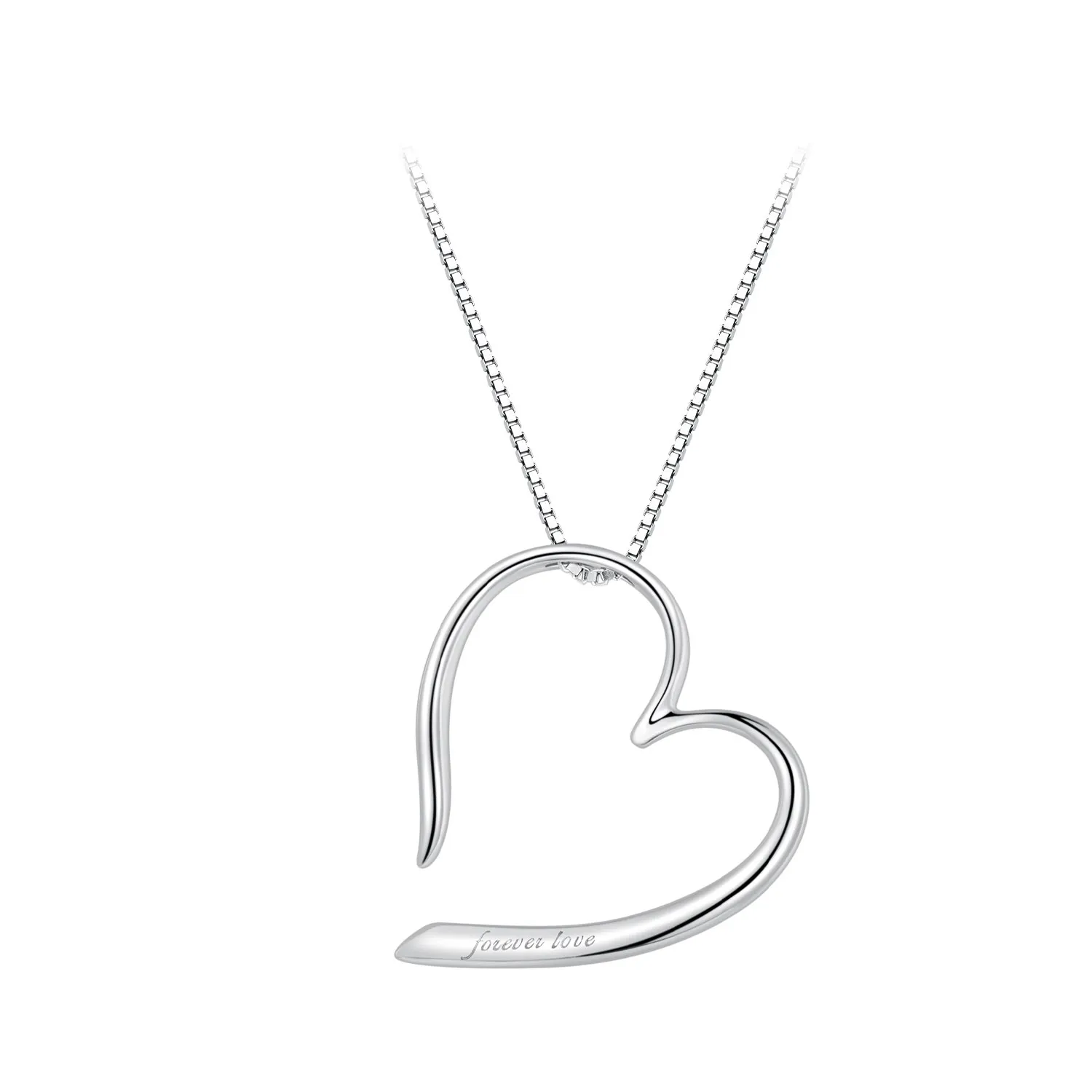 freehand heart necklace bsn341