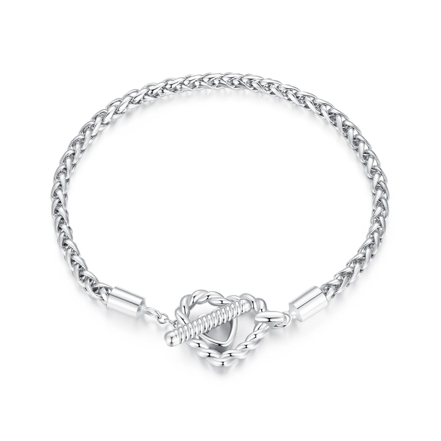 Heart T Bar Bracelet - BSB132