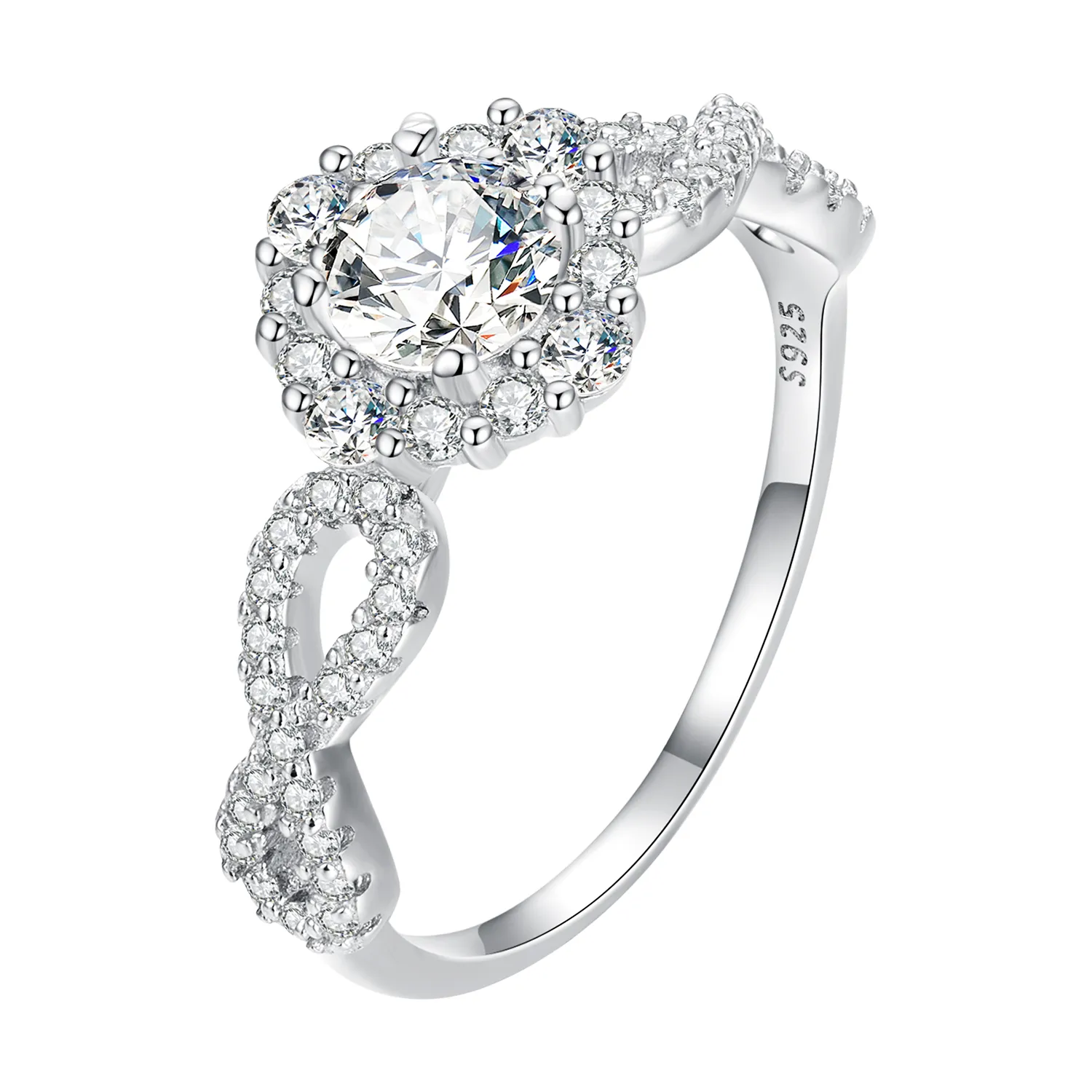 Pandora Style Classic Elegance Ring Clear Cz - BSR352