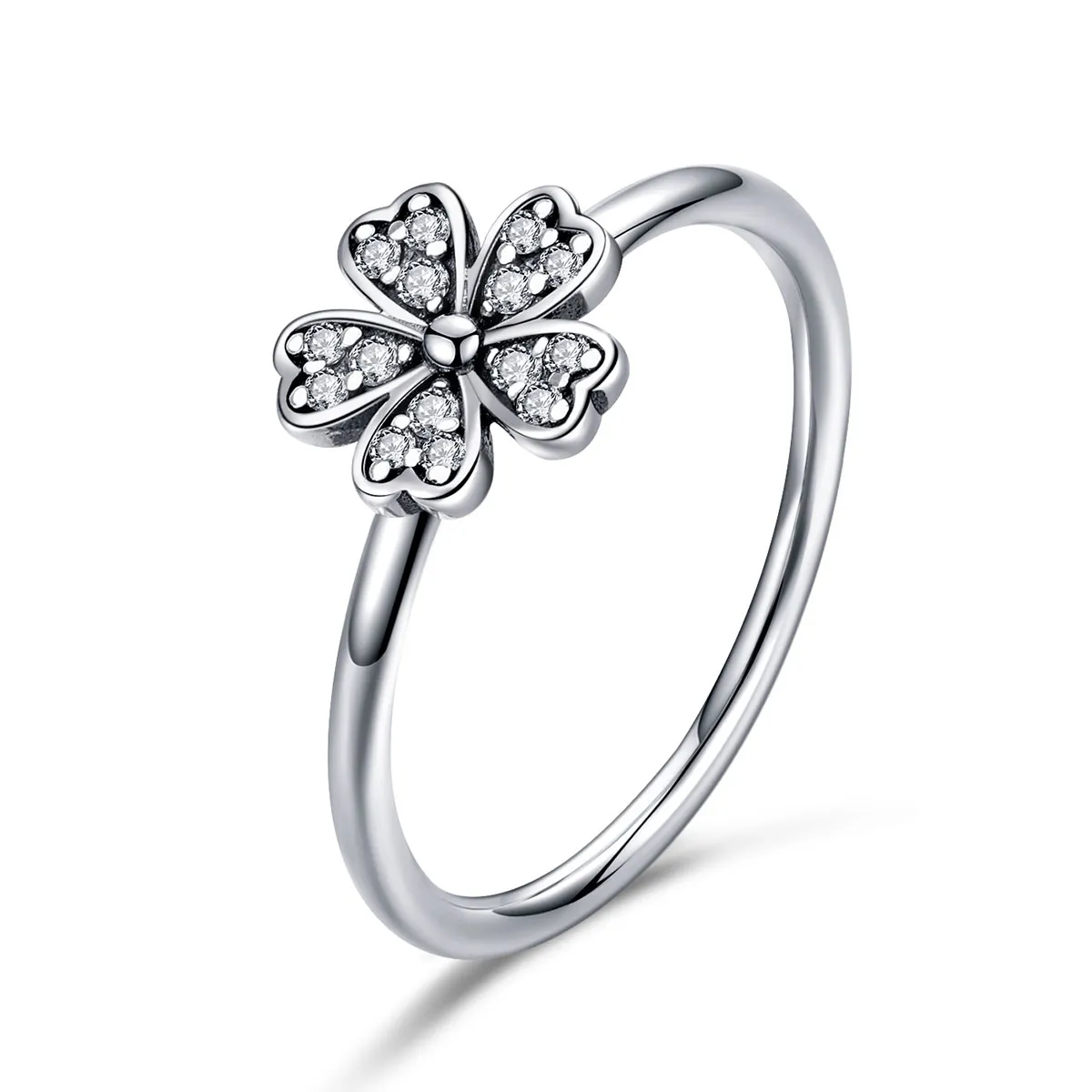 pandora style daisy ring silver scr398