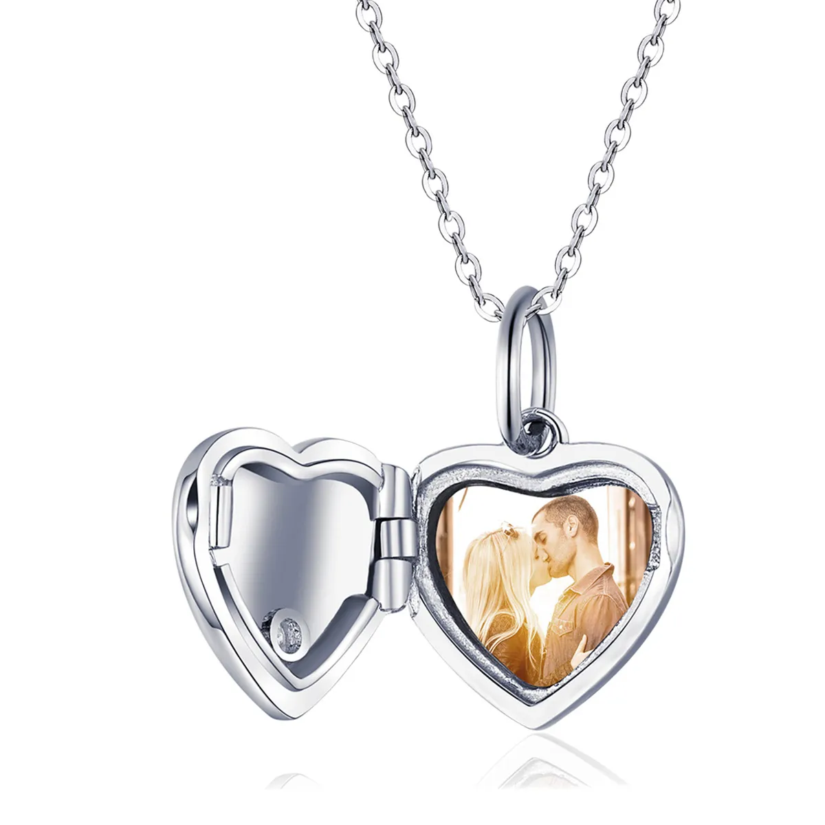 Engravable Heart Pet Collar Tag | PANDORA