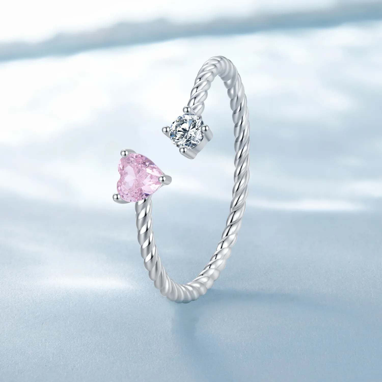 Pandora Band of Hearts Ring 180177-48