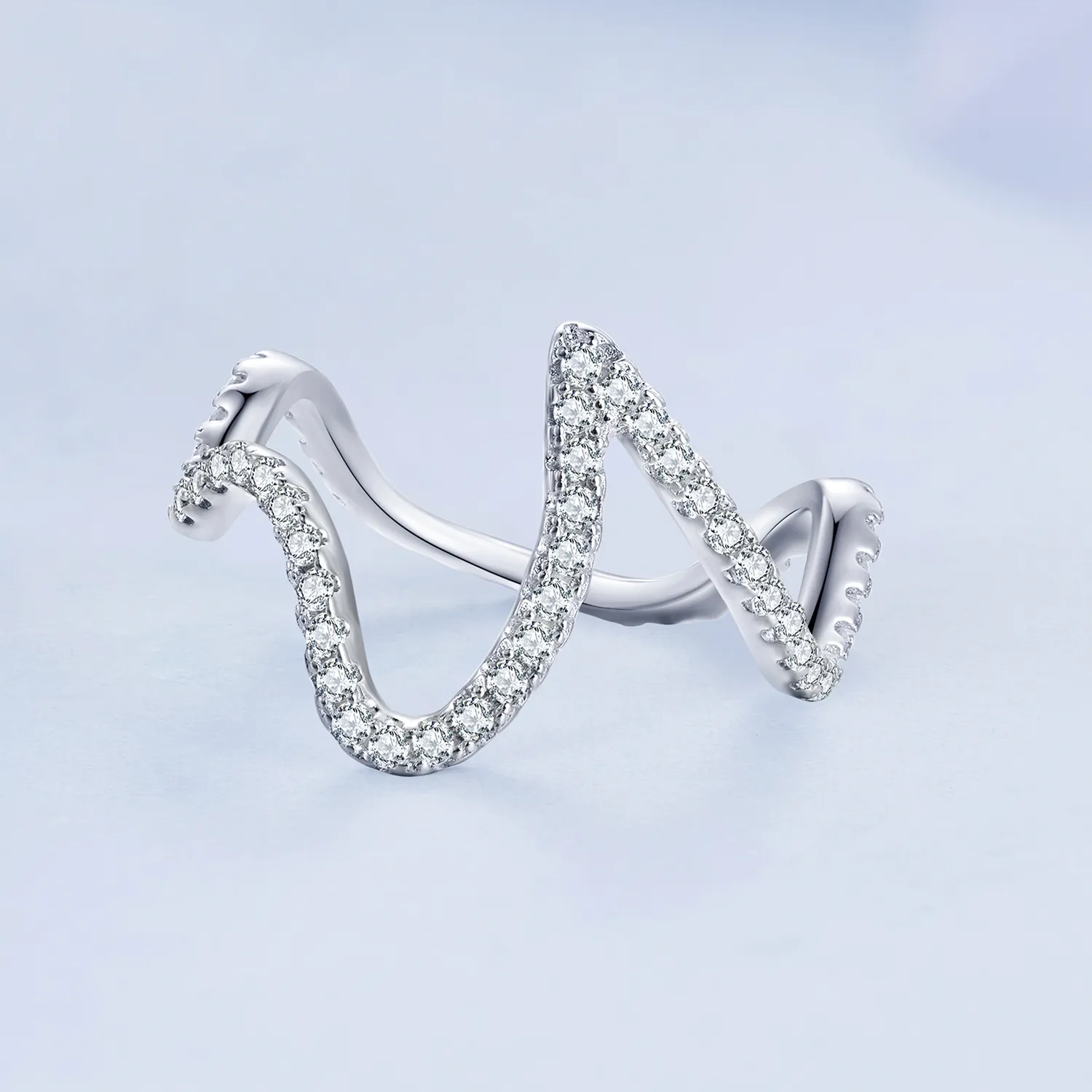 Zig Zag Ring Pandora Style - BSR314