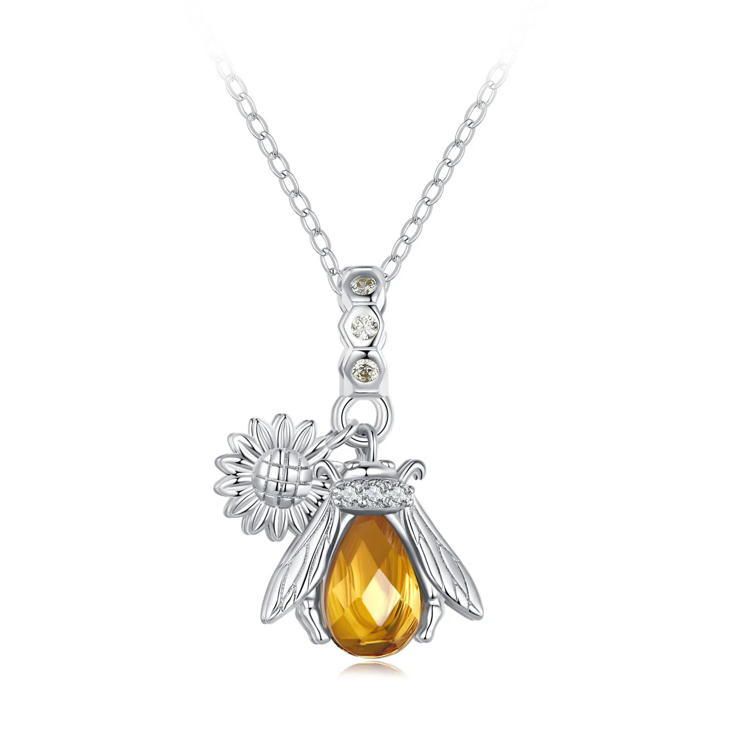 Pandora Bee Daisy Necklace BSN356 40 Off