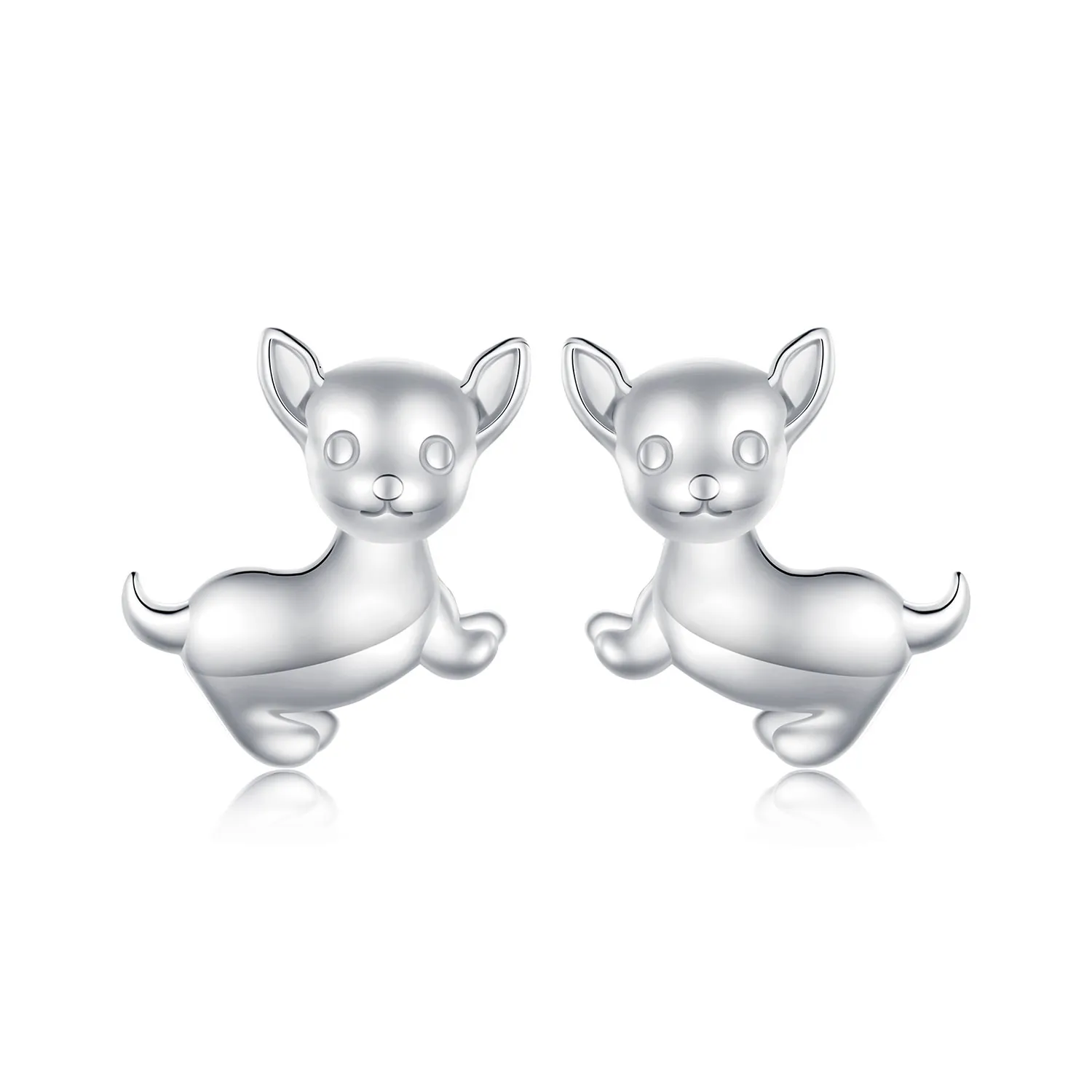 Pandora Style Chihuahua Studs Earrings - SCE1620