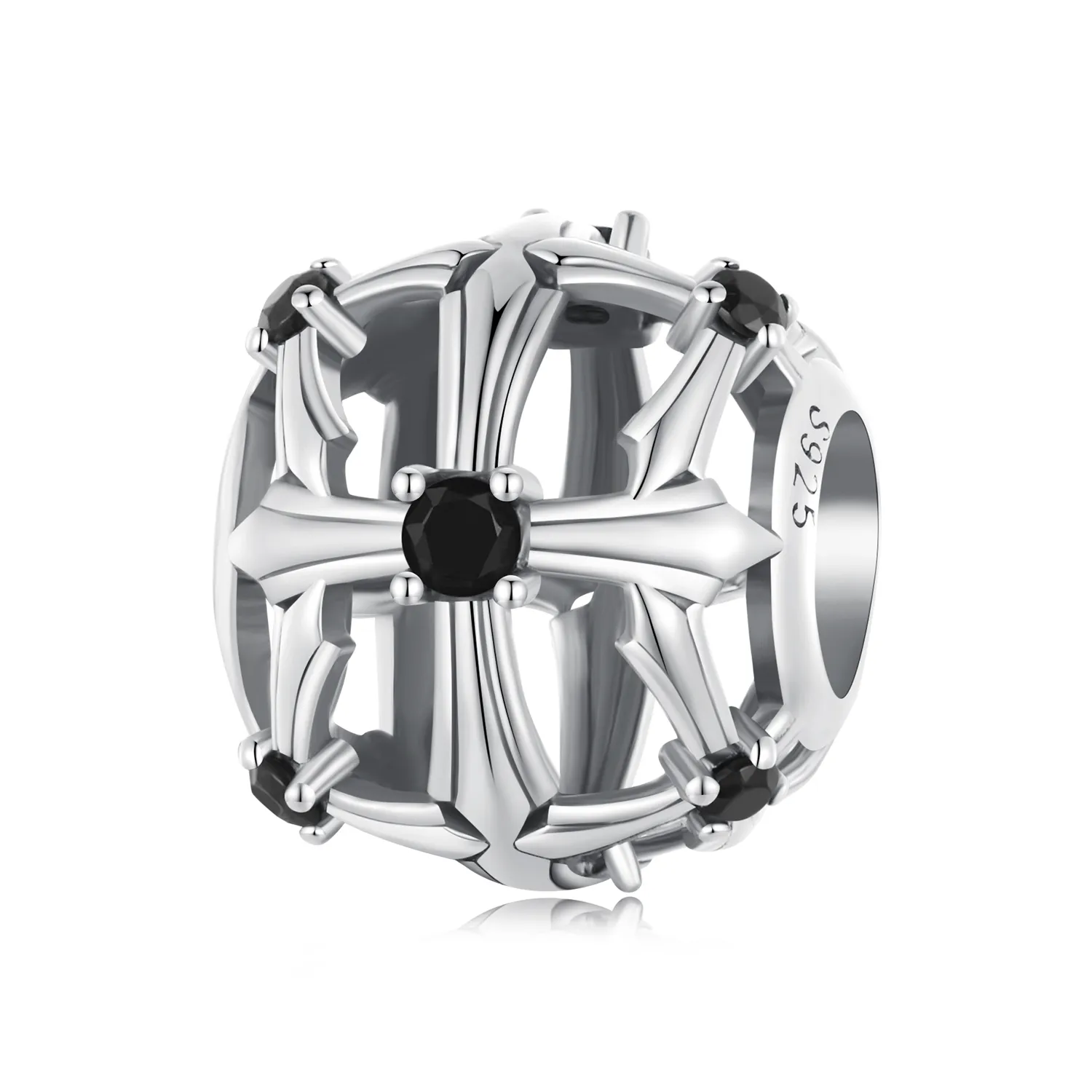 pandora style cross charm scc2548