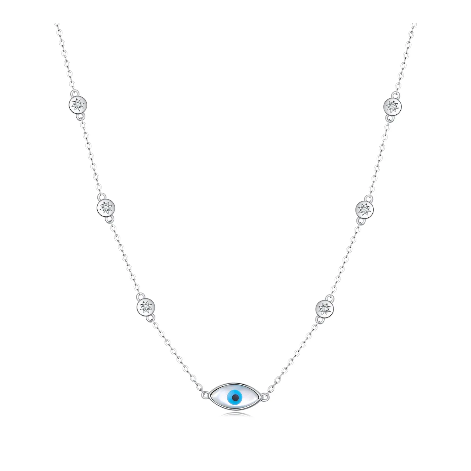 pandora style devil's eye necklace scn505