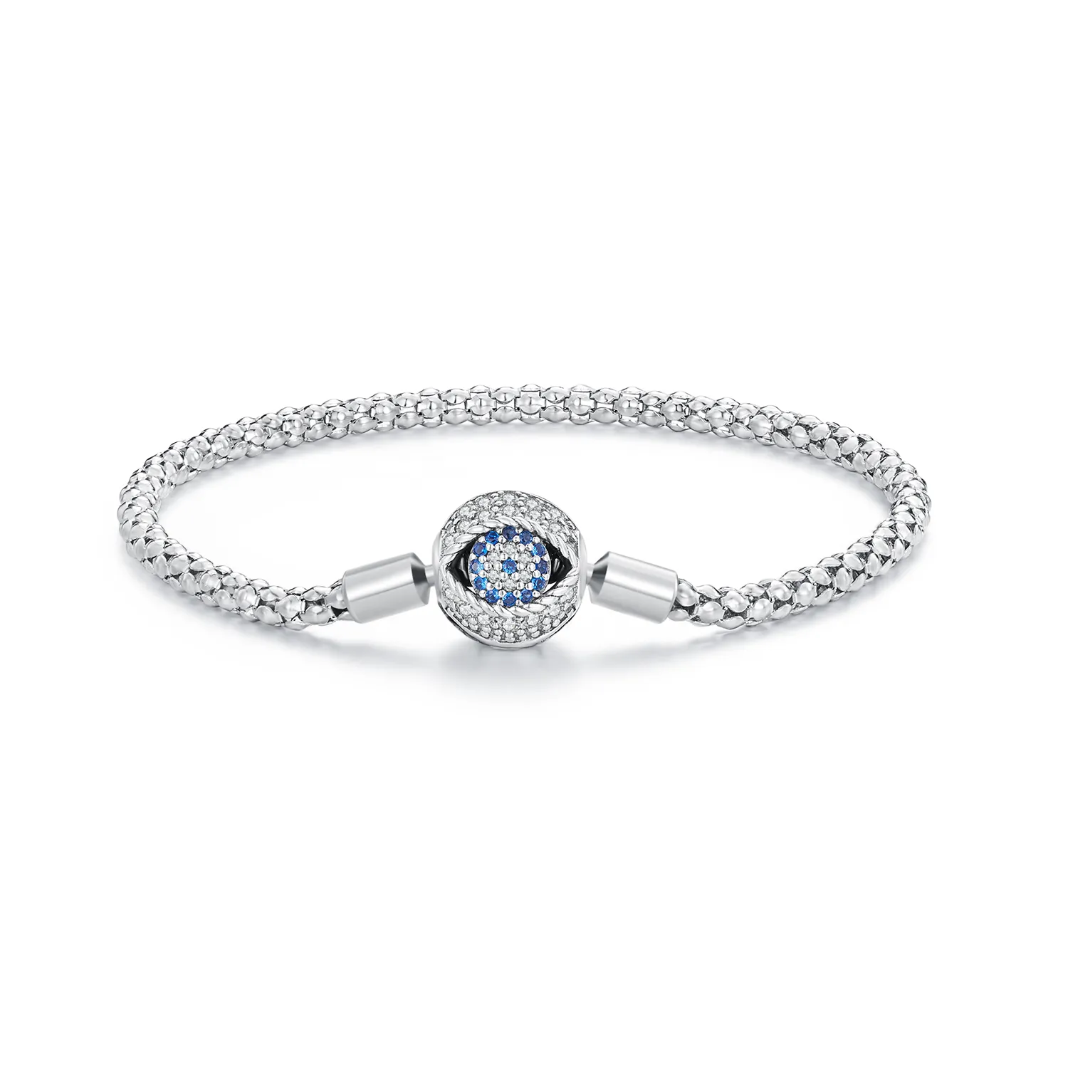 pandora style devil's eye small bulb chain bracelet bsb141