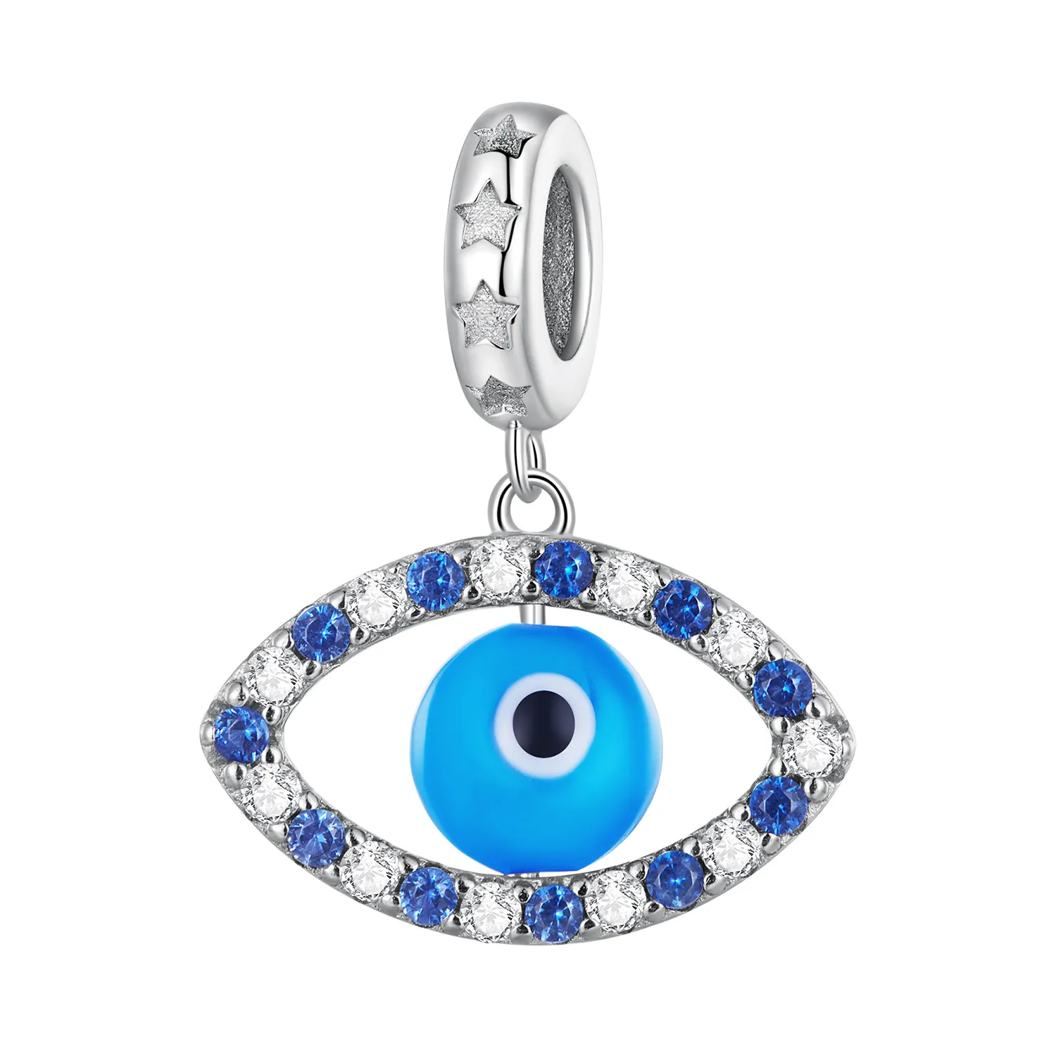 pandora style devil eye dangle bsc821