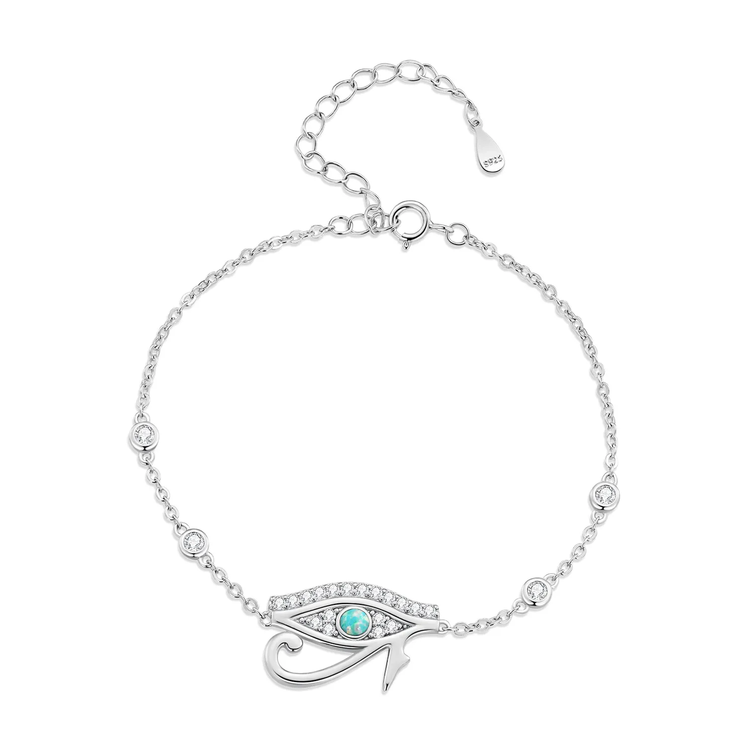 Pandora Style Eye of Horus Chain Bracelet - BSB114