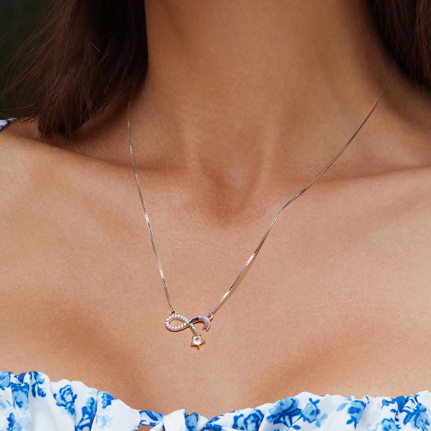 Pandora Style Infinity Symbol Necklace - BSN351