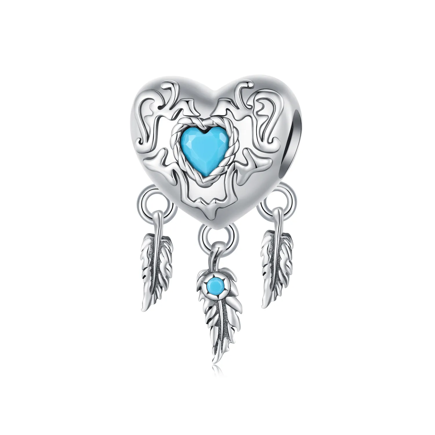 pandora style retro dream catcher charm scc2567
