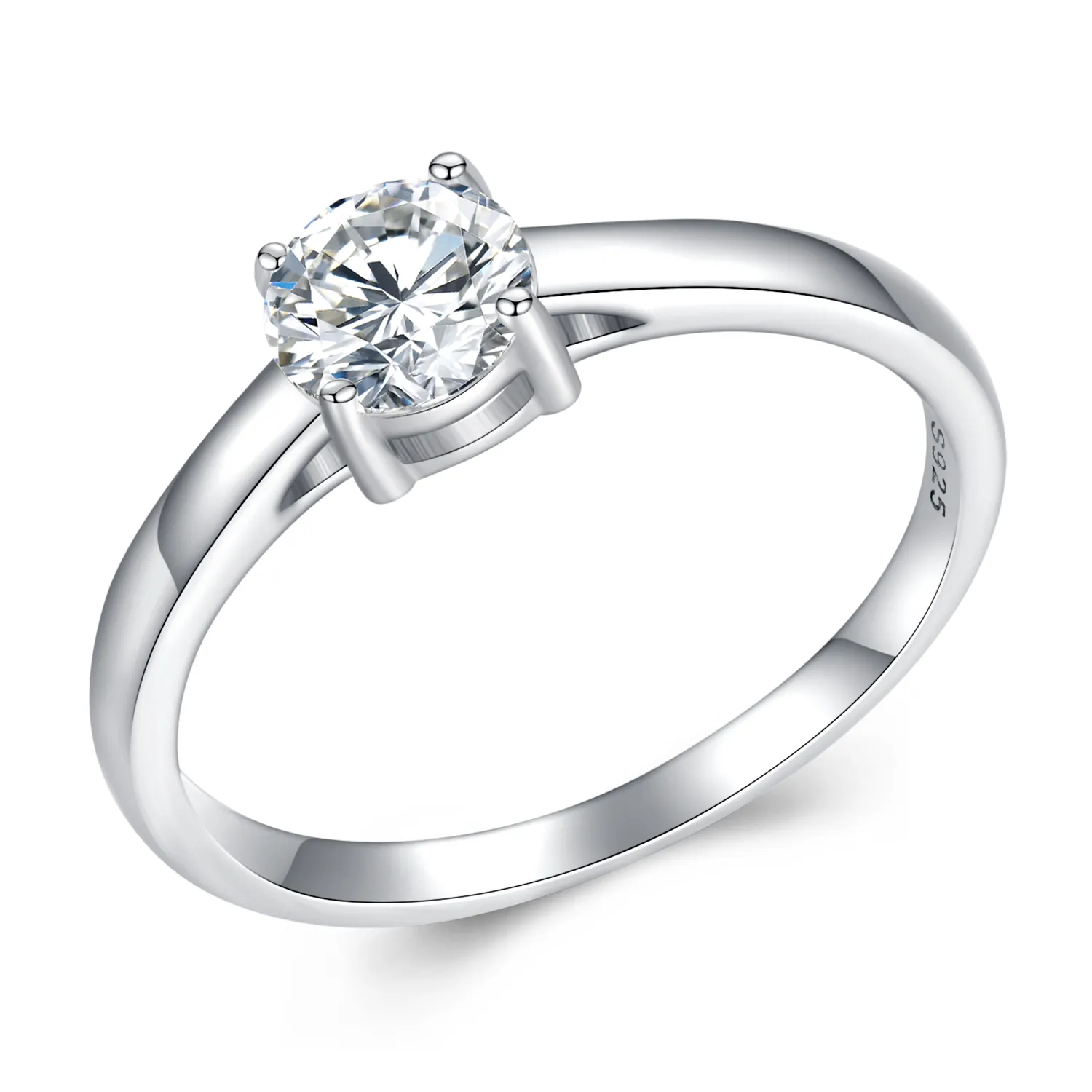 Pandora Style Shining Moissanite Ring(One Certificate) - MSR005