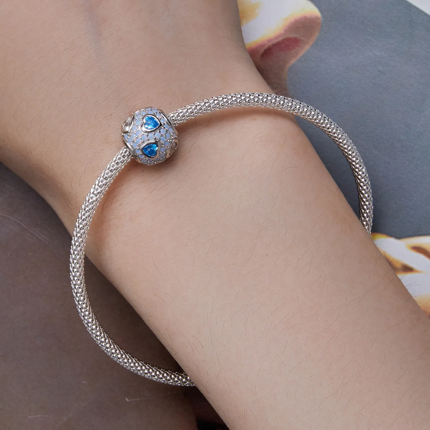 Pandora Style Sky Blue Charm - BSC794