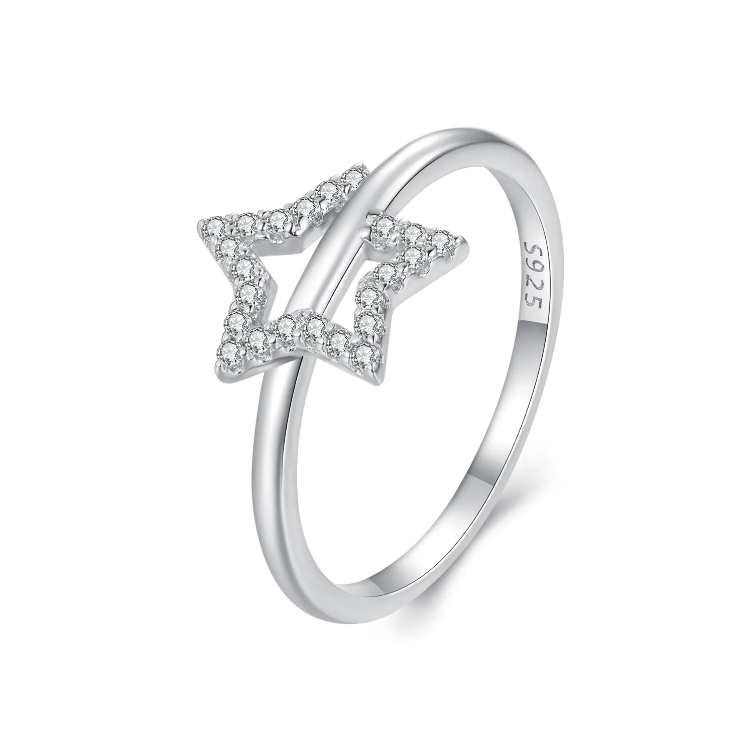 Pandora Style Star Ring - BSR450