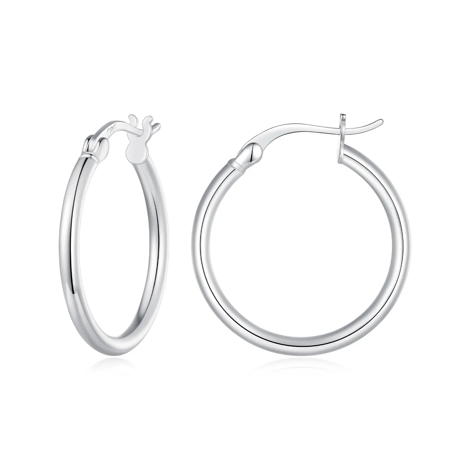 pandora style silver earrings sce1608l