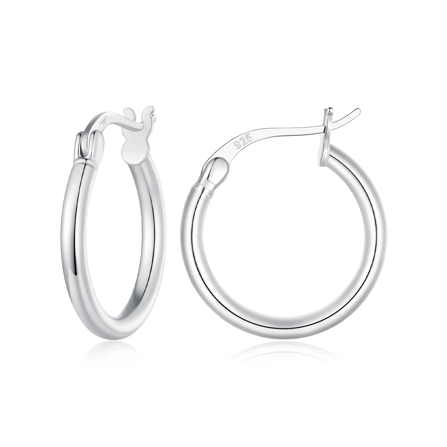 pandora style silver earrings sce1608m
