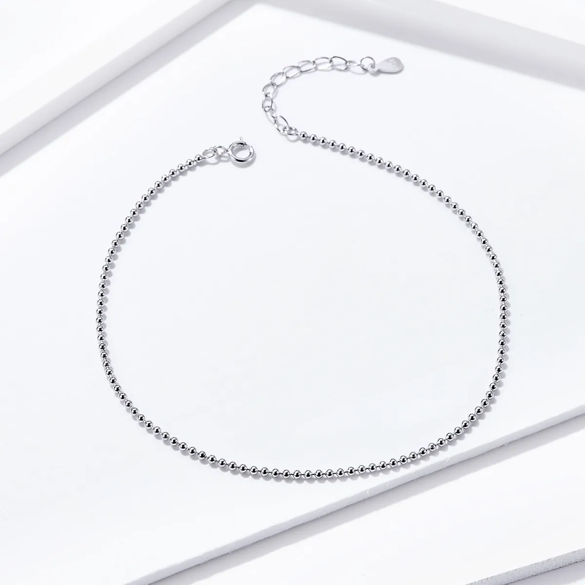Silver Simple Anklet - SCT002