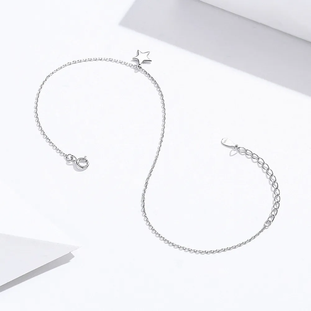 Silver Starry Anklet - SCT009
