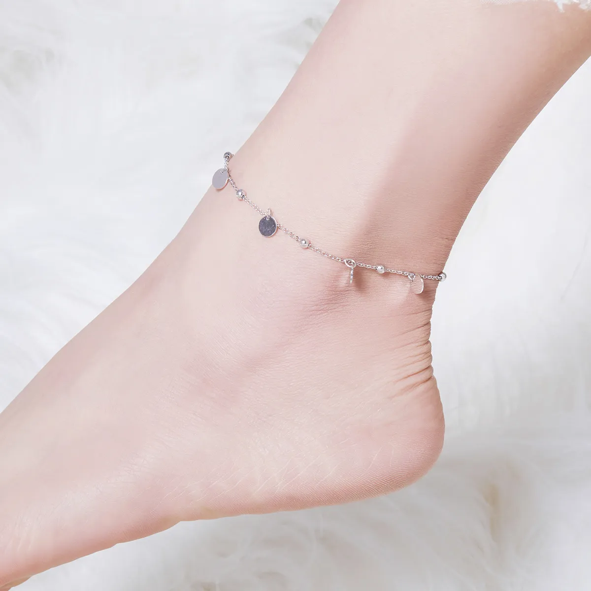 Silver The Memory Anklet - SCT011