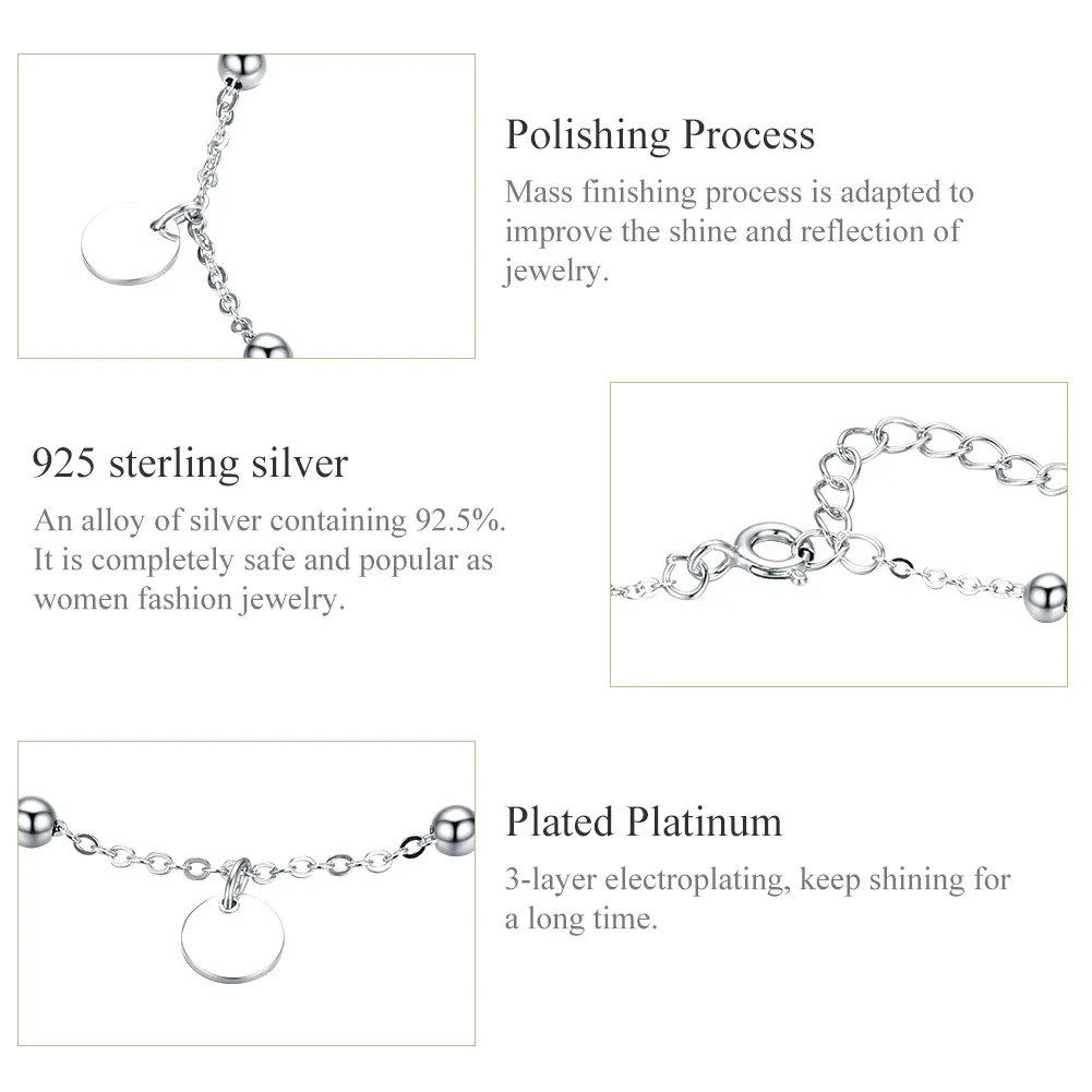 Silver The Memory Anklet - SCT011