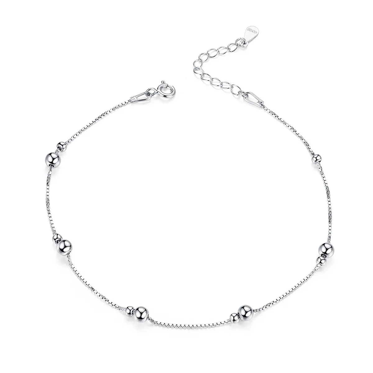 Silver The Relationship Anklet - SCT005