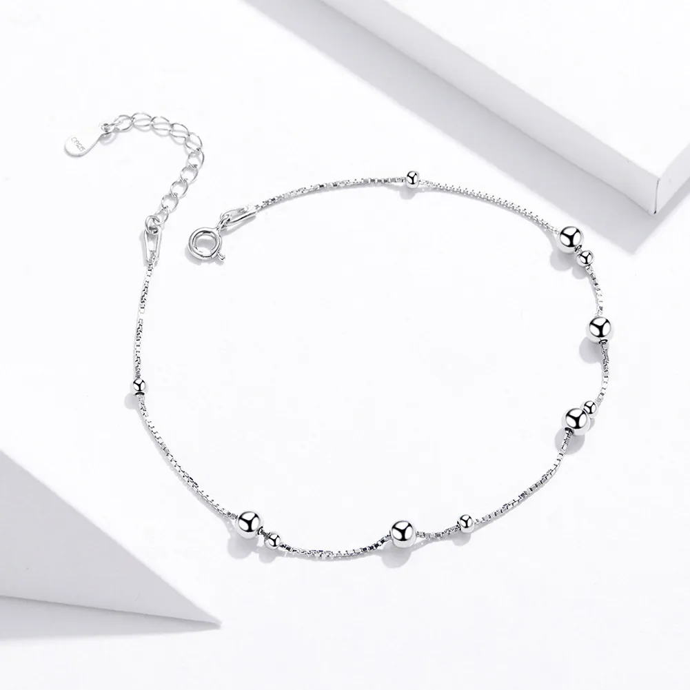 Silver The Relationship Anklet - SCT005