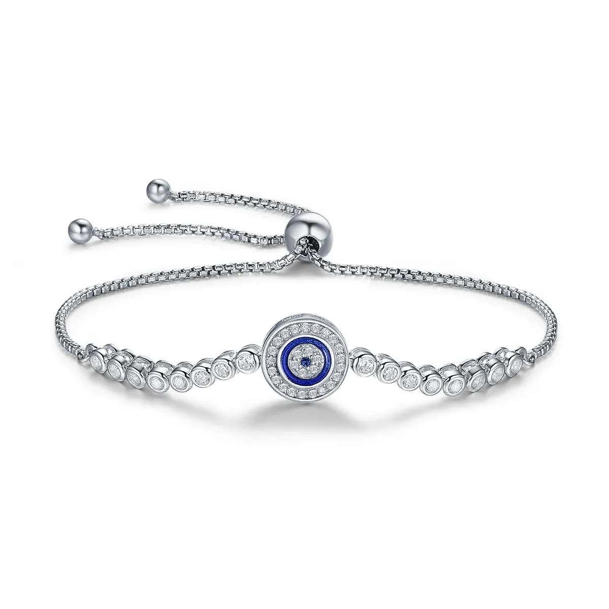 Rose Gold Pandora Evil Eye Bracelet