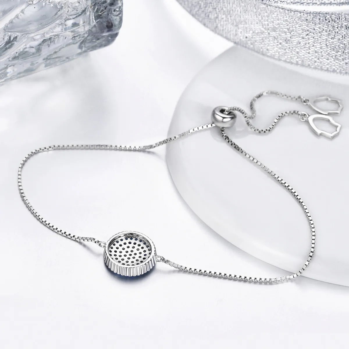 Pandora Style Sterling Silver Slider Bracelet - SCB005