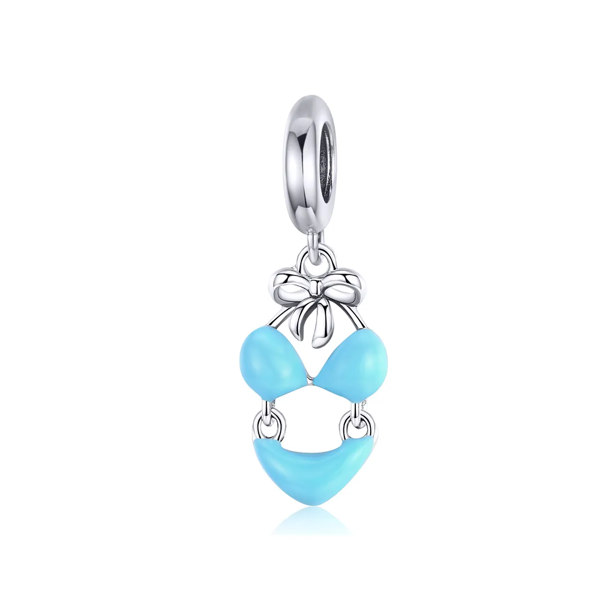 Pandora Style Silver Bikini Dangle - SCC1157