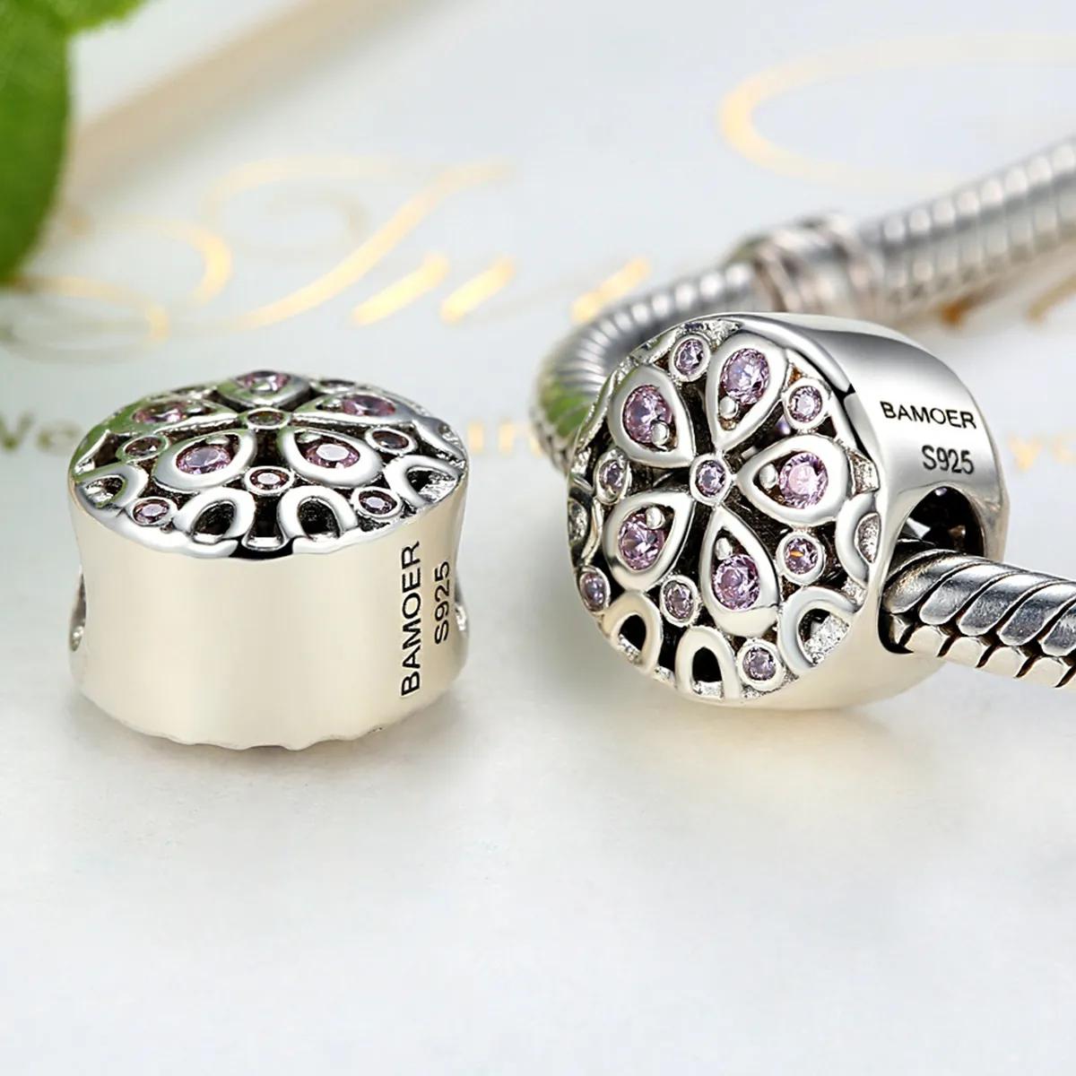 Pandora Style Silver Blooming Charm - SCC053