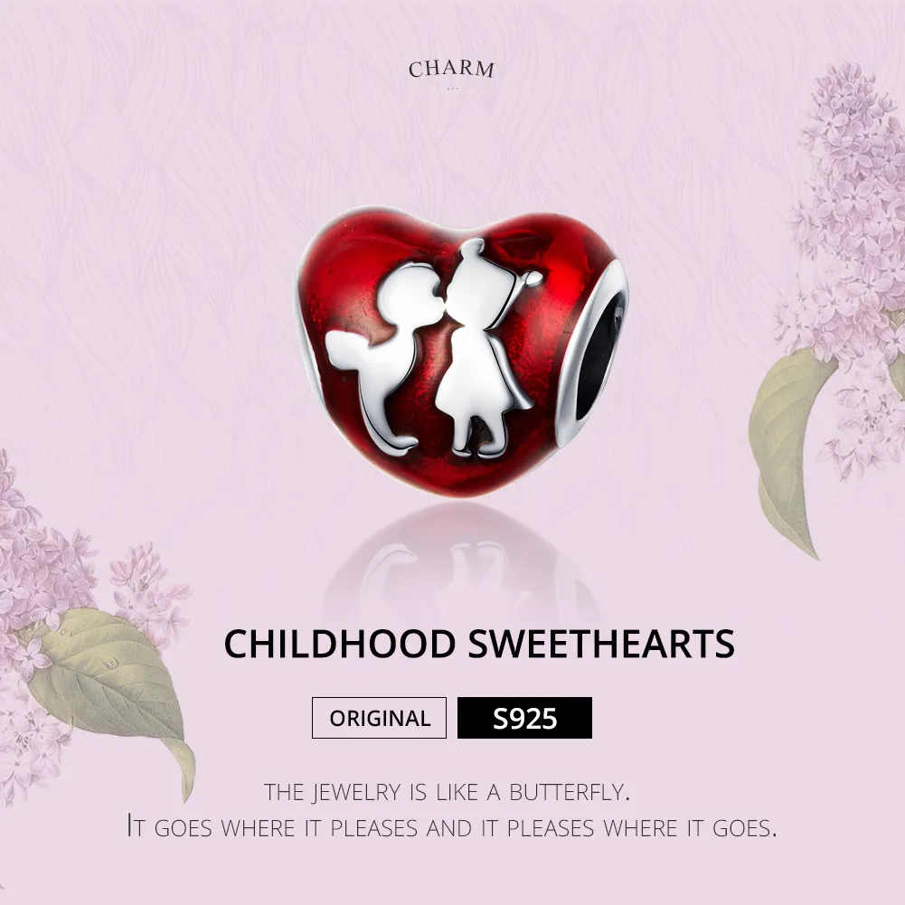 Pandora Style Silver Childhood Sweethearts Charm - SCC1187