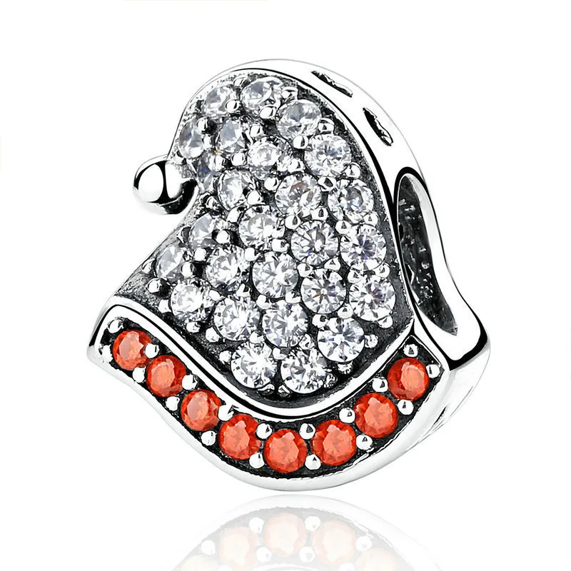 Pandora Style Silver Christmas Hat Charm - SCC071