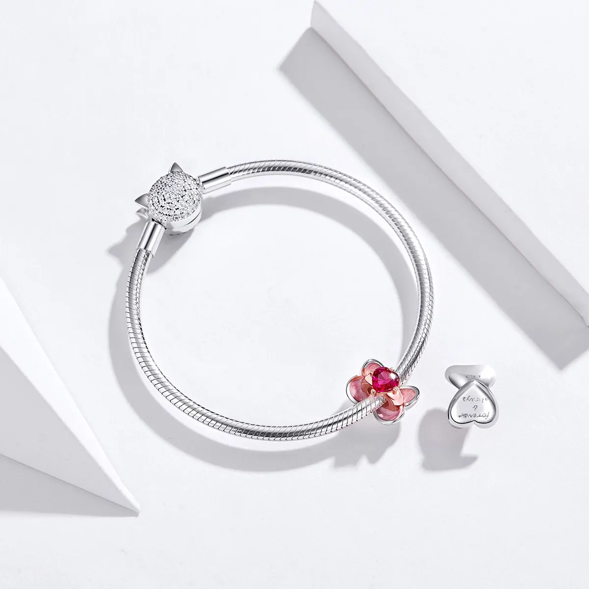 Pandora Style Silver Engagement Ring Spacer - SCC1224