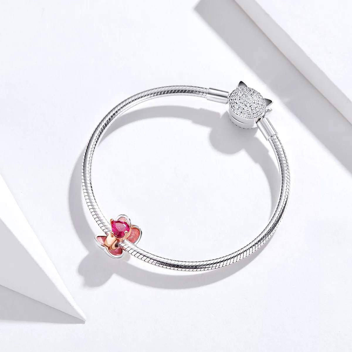 Pandora Style Silver Engagement Ring Spacer - SCC1224