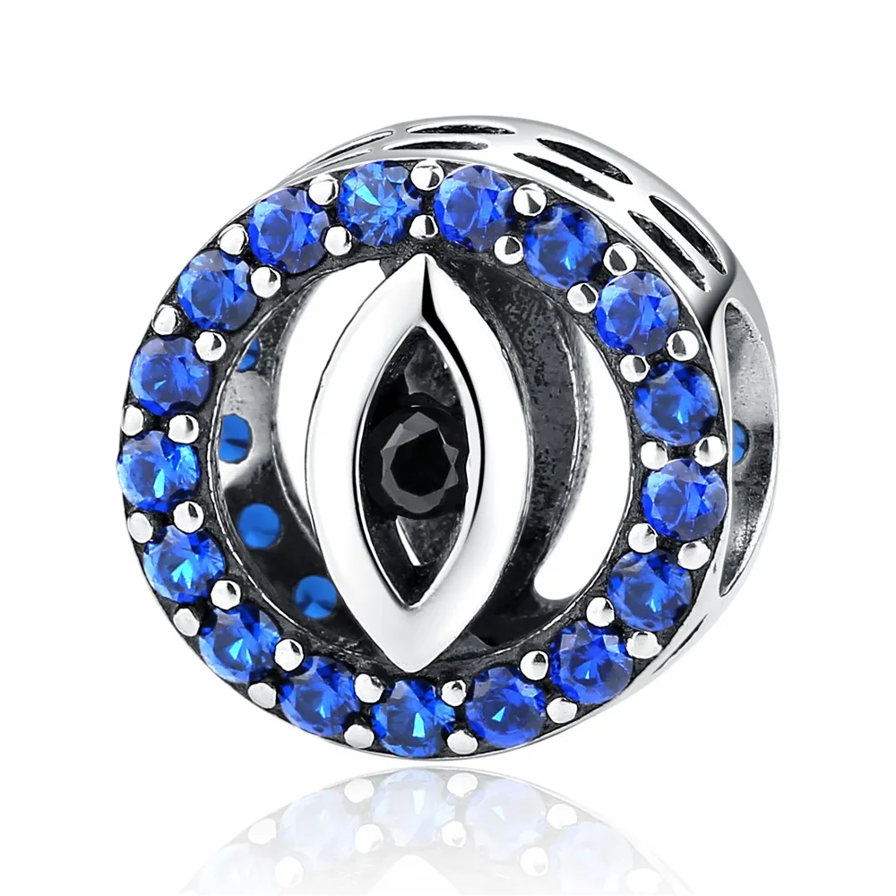 Sterling silver discount evil eye charm