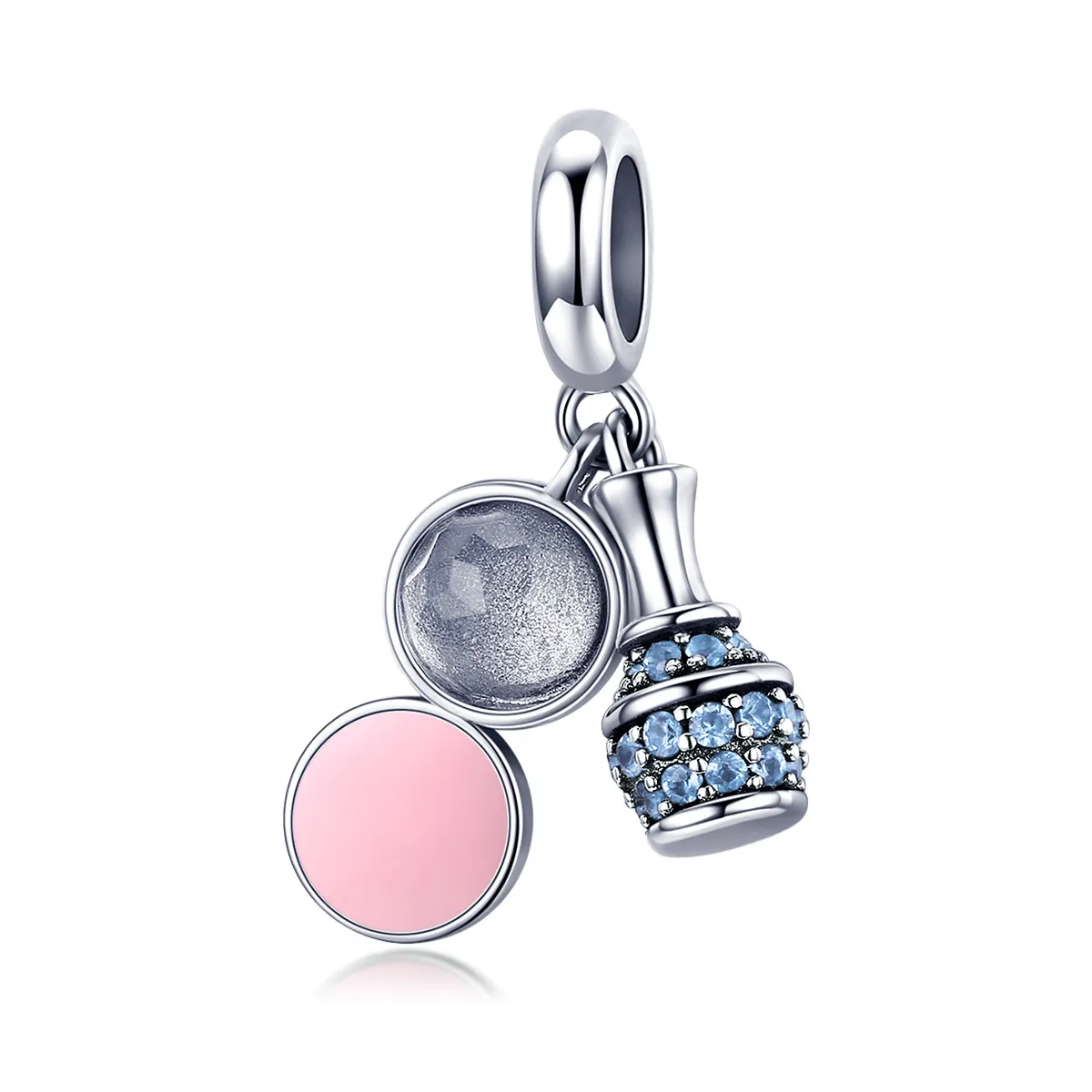 pandora style silver exquisite girl dangle scc1026