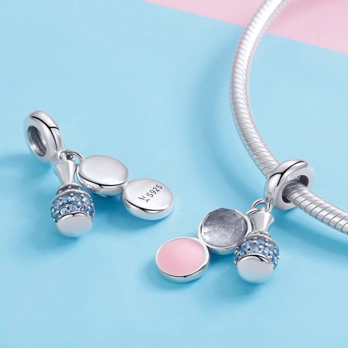 Pandora Style Silver Exquisite Girl Dangle - SCC1026