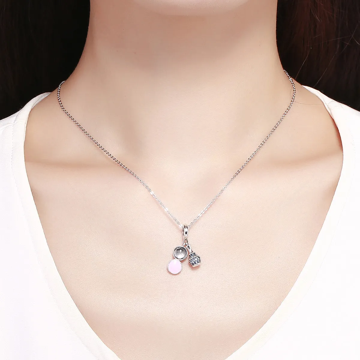 Pandora Style Silver Exquisite Girl Dangle - SCC1026