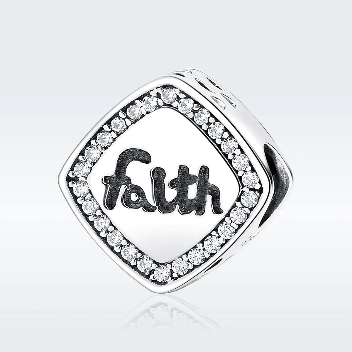 Pandora Style Silver Faith Charm - SCC090