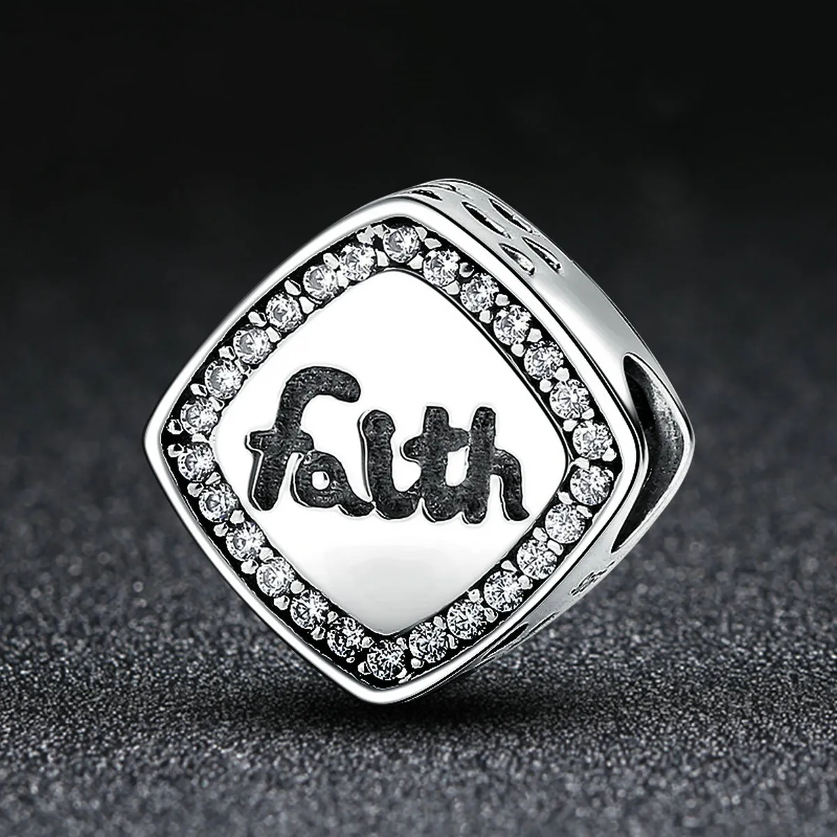 Pandora Style Silver Faith Charm - SCC090