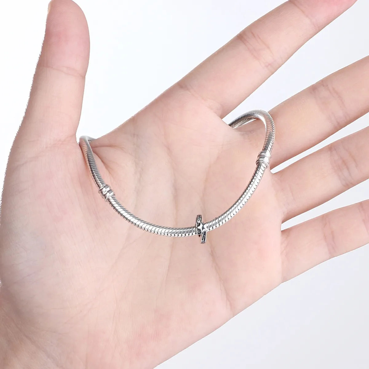 Pandora Style Silver First Encounter Spacer Charm - SCC100