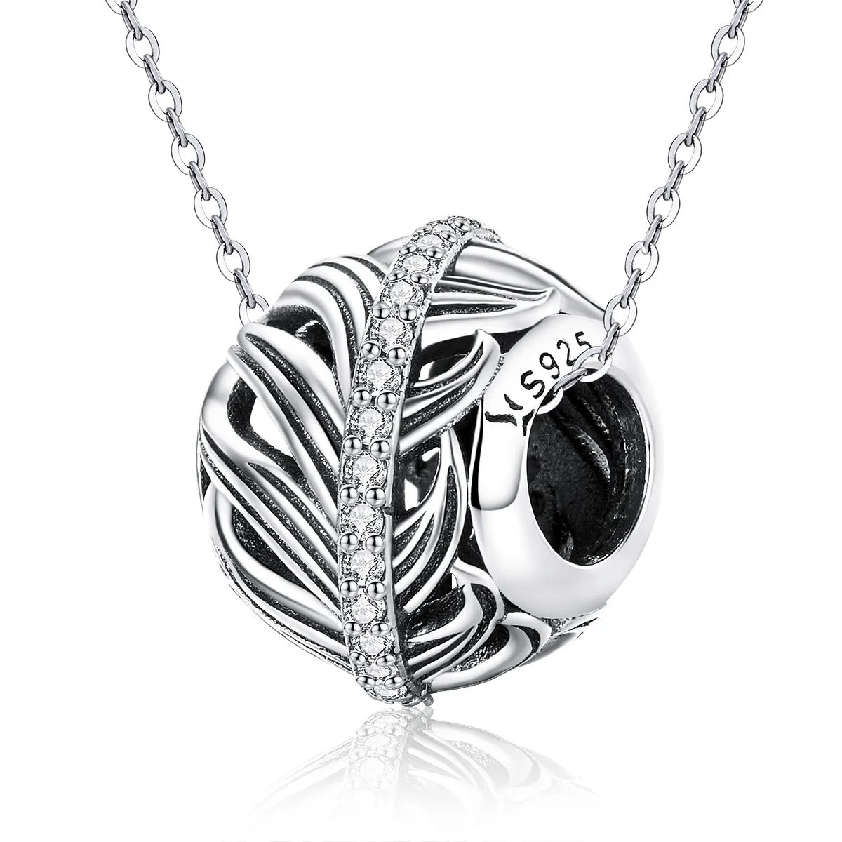 Pandora Style Silver Gently Love Charm - SCC1065