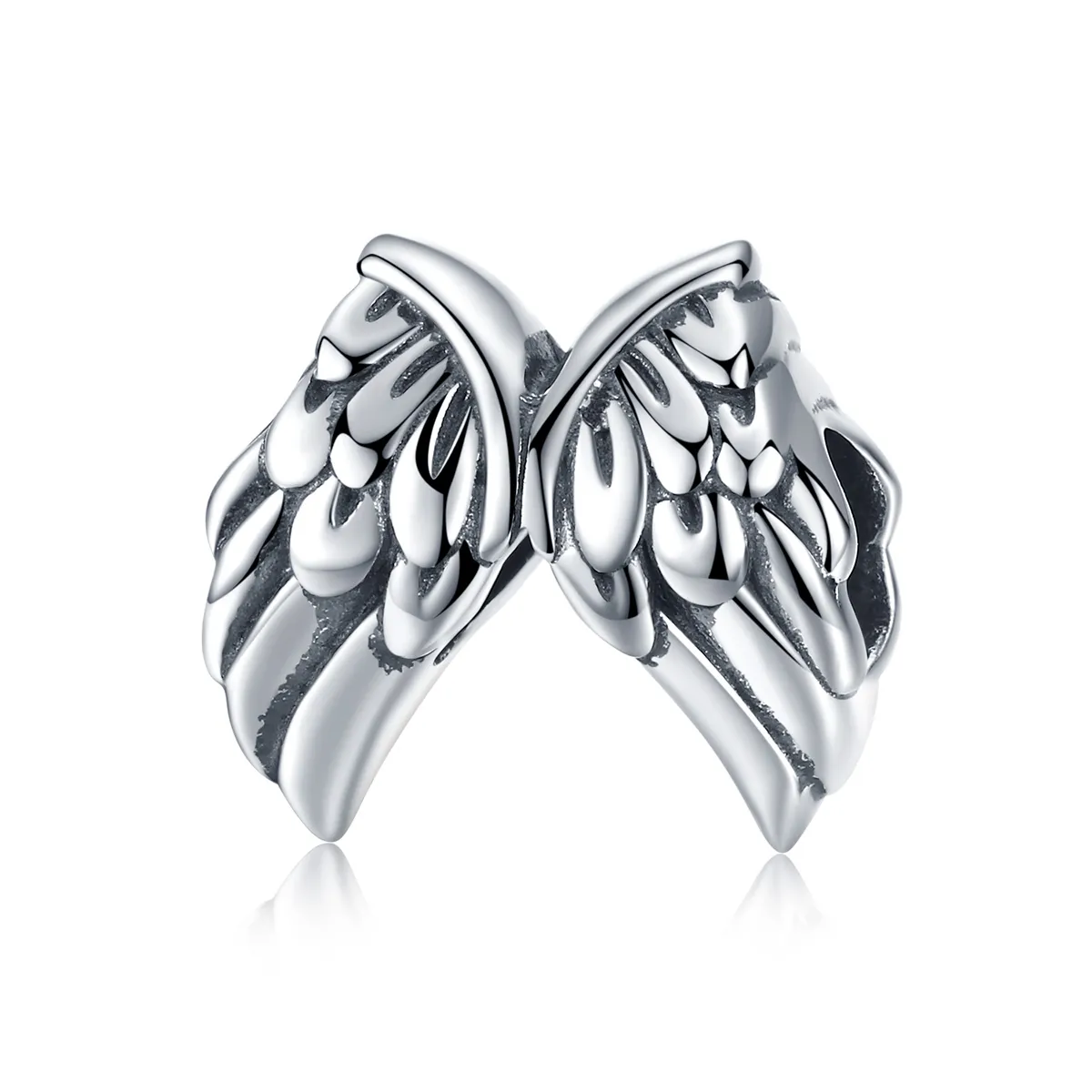 Pandora Style Silver Guardian Wings Charm - SCC1091