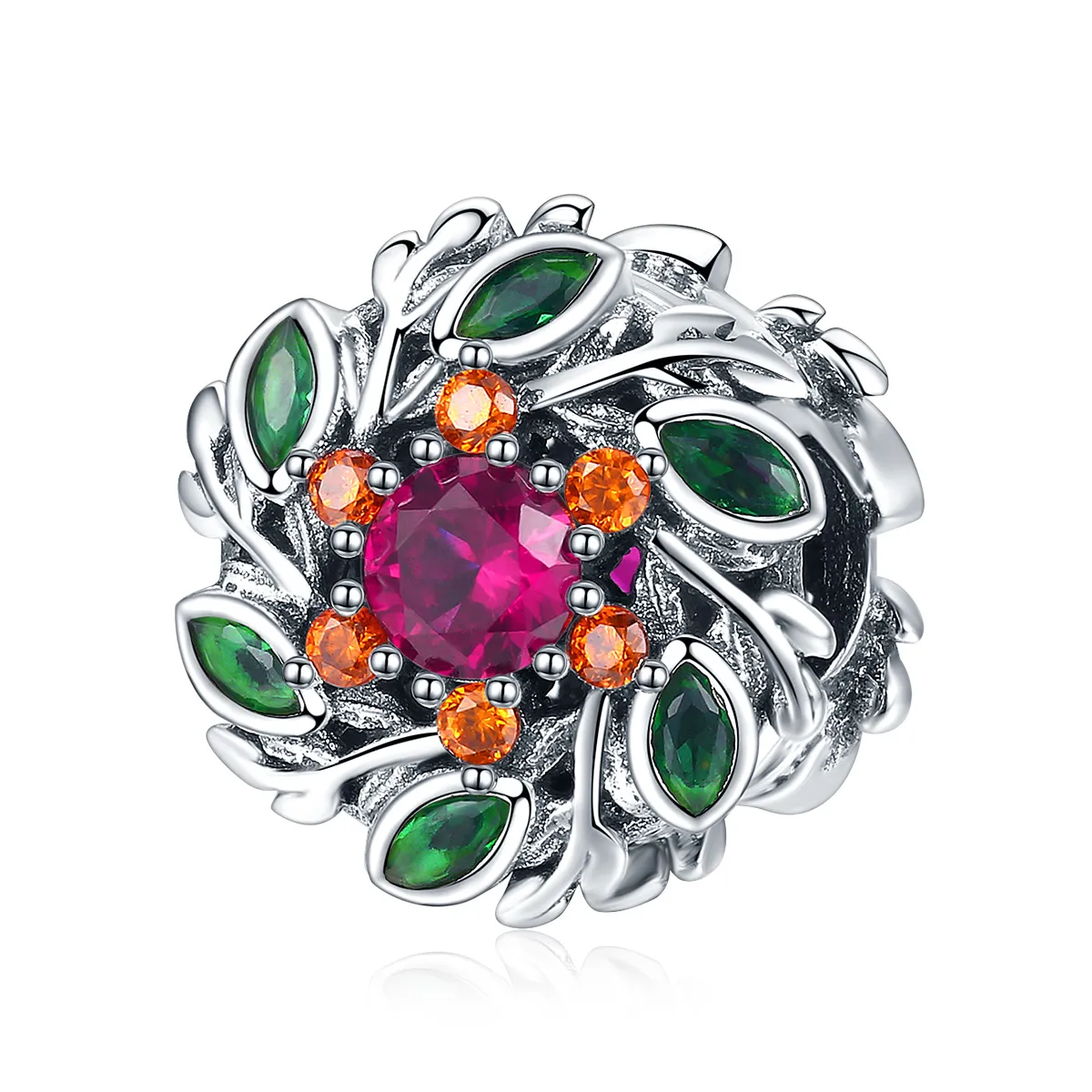 Pandora Style Silver Hope Wreath Charm - SCC1062