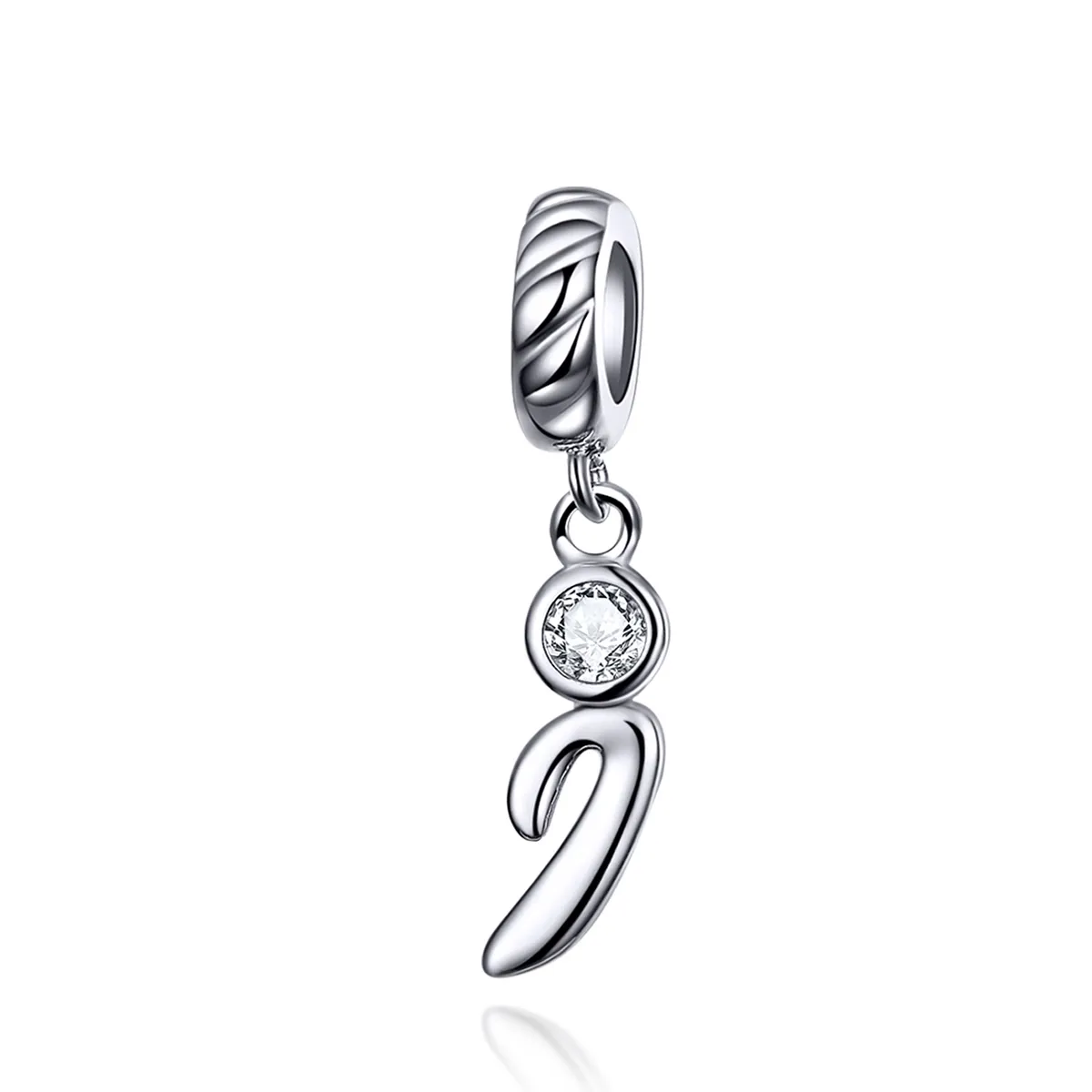 pandora style silver letter i dangle scc1183 i