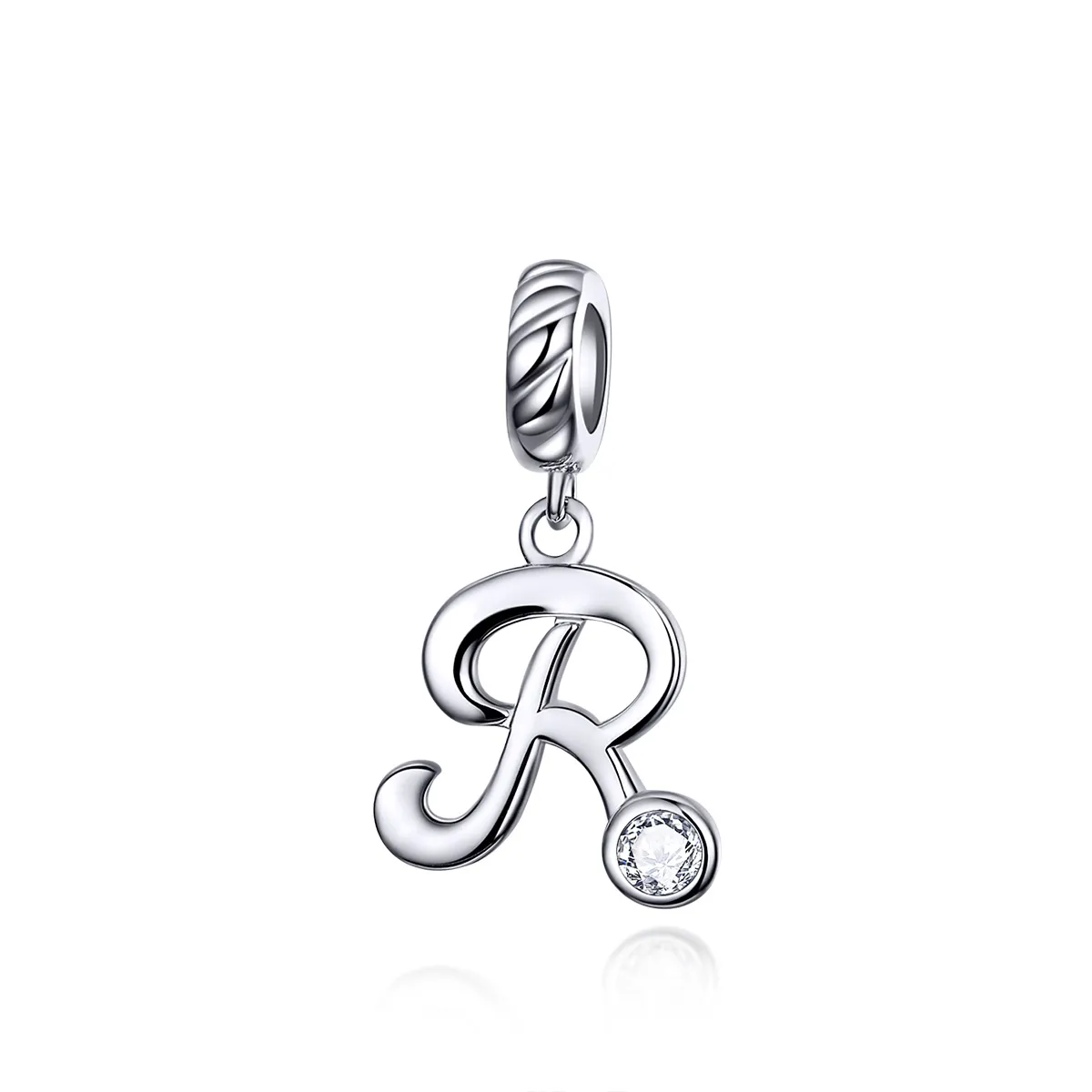 Pandora Style Silver Lucky Letter K Necklace - SCN403