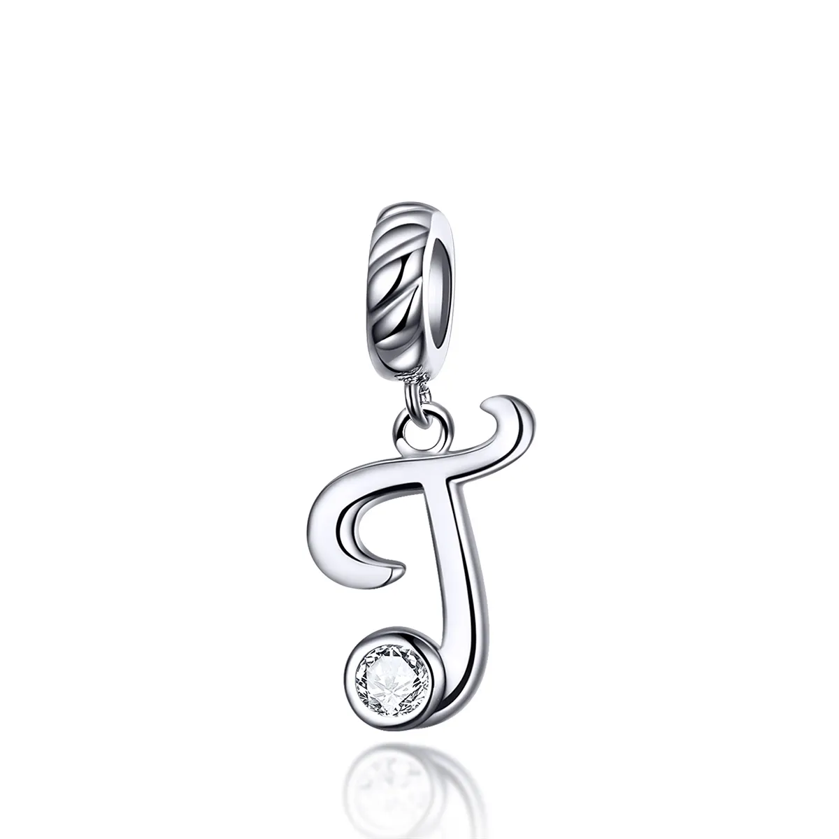 Pandora Style Silver Lucky Letter K Necklace - SCN403